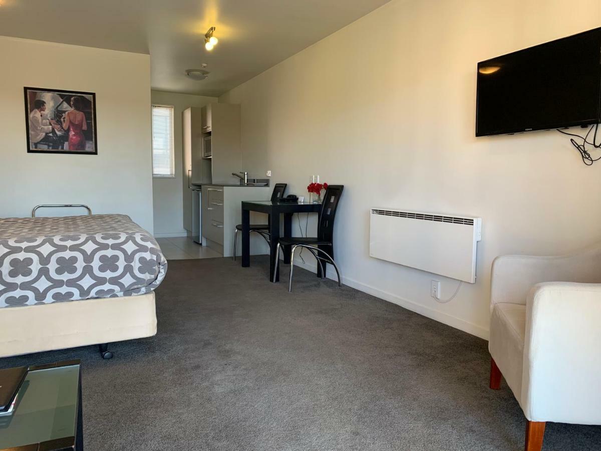 موتيل كريستتشيرش ساليرنو موتيل أبارتمنتس المظهر الخارجي الصورة A studio apartment in New Zealand